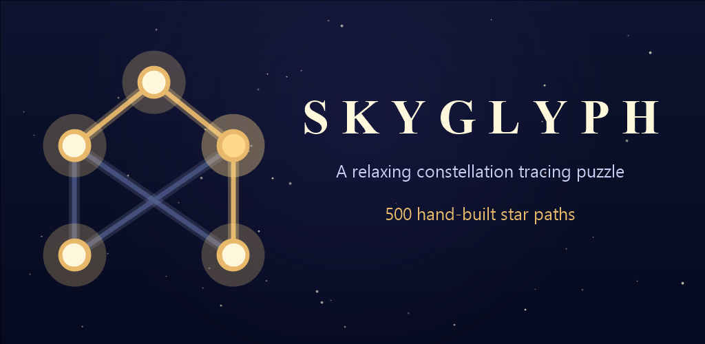 Skyglyph constellation puzzle game artwork